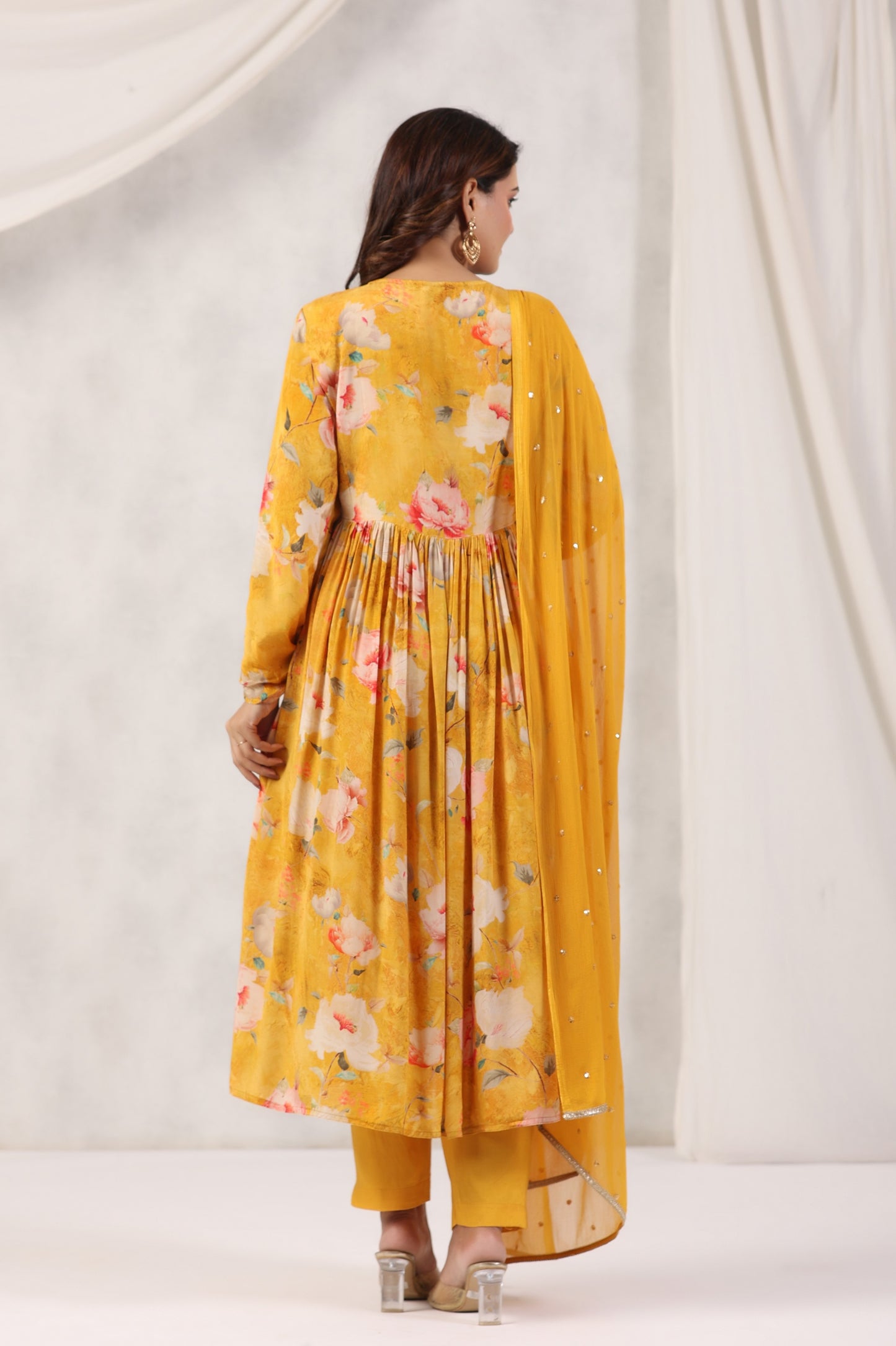 Handworked Alia-Cut Anarkali Kurta Suit Set