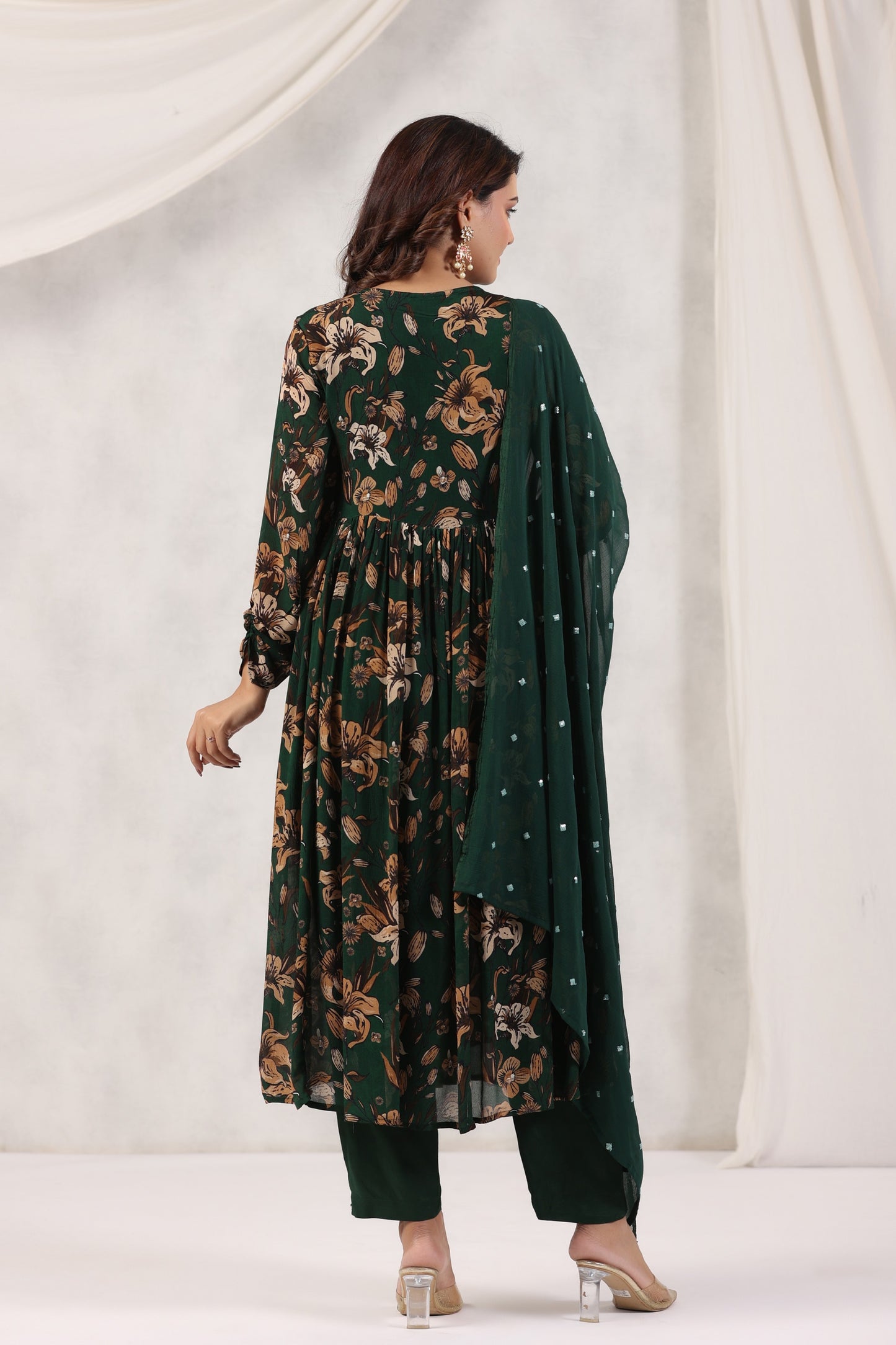 Handworked Alia-Cut Anarkali Kurta Suit Set