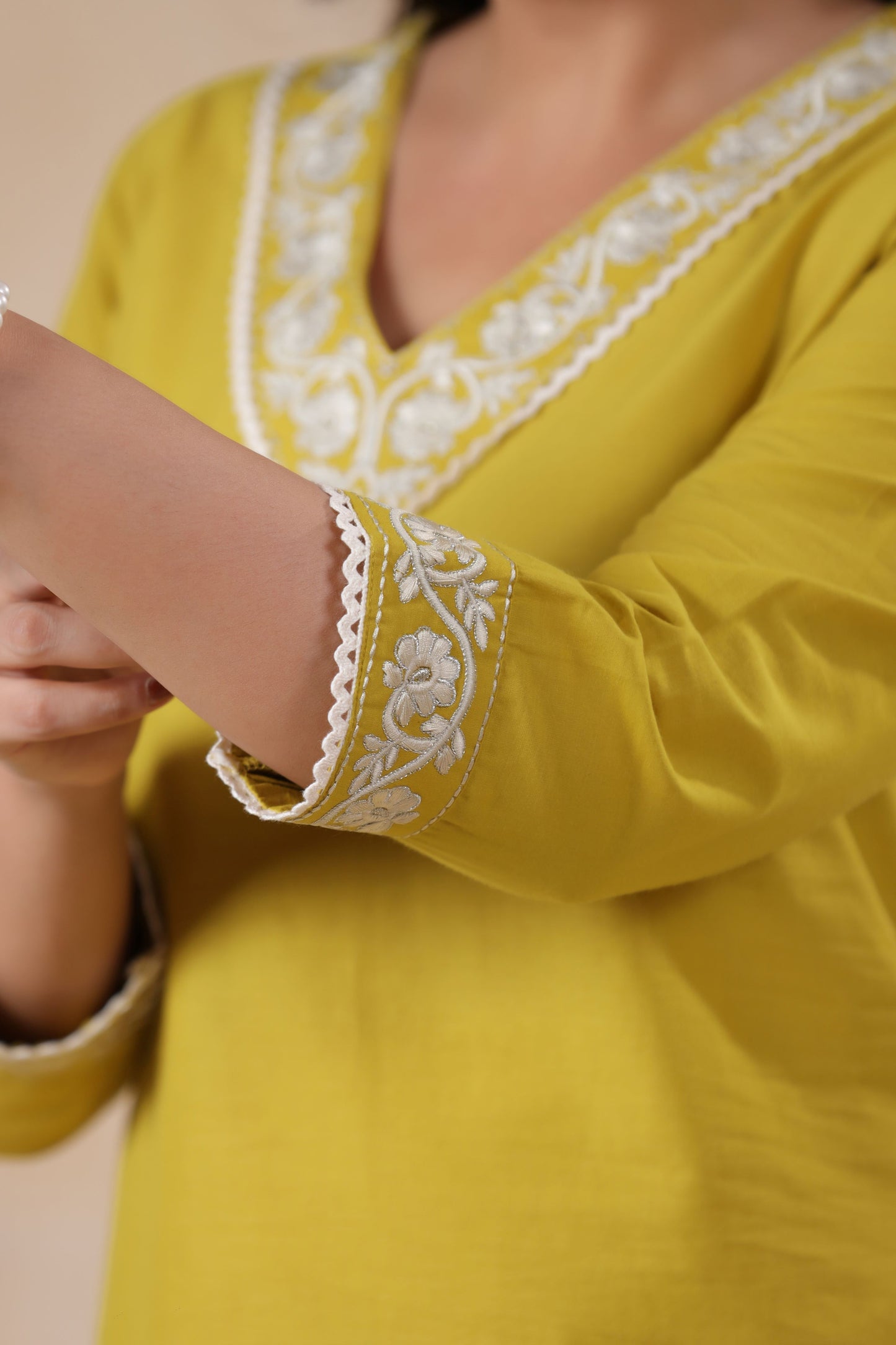 Fusion Green Floral Printed Co-ord Set