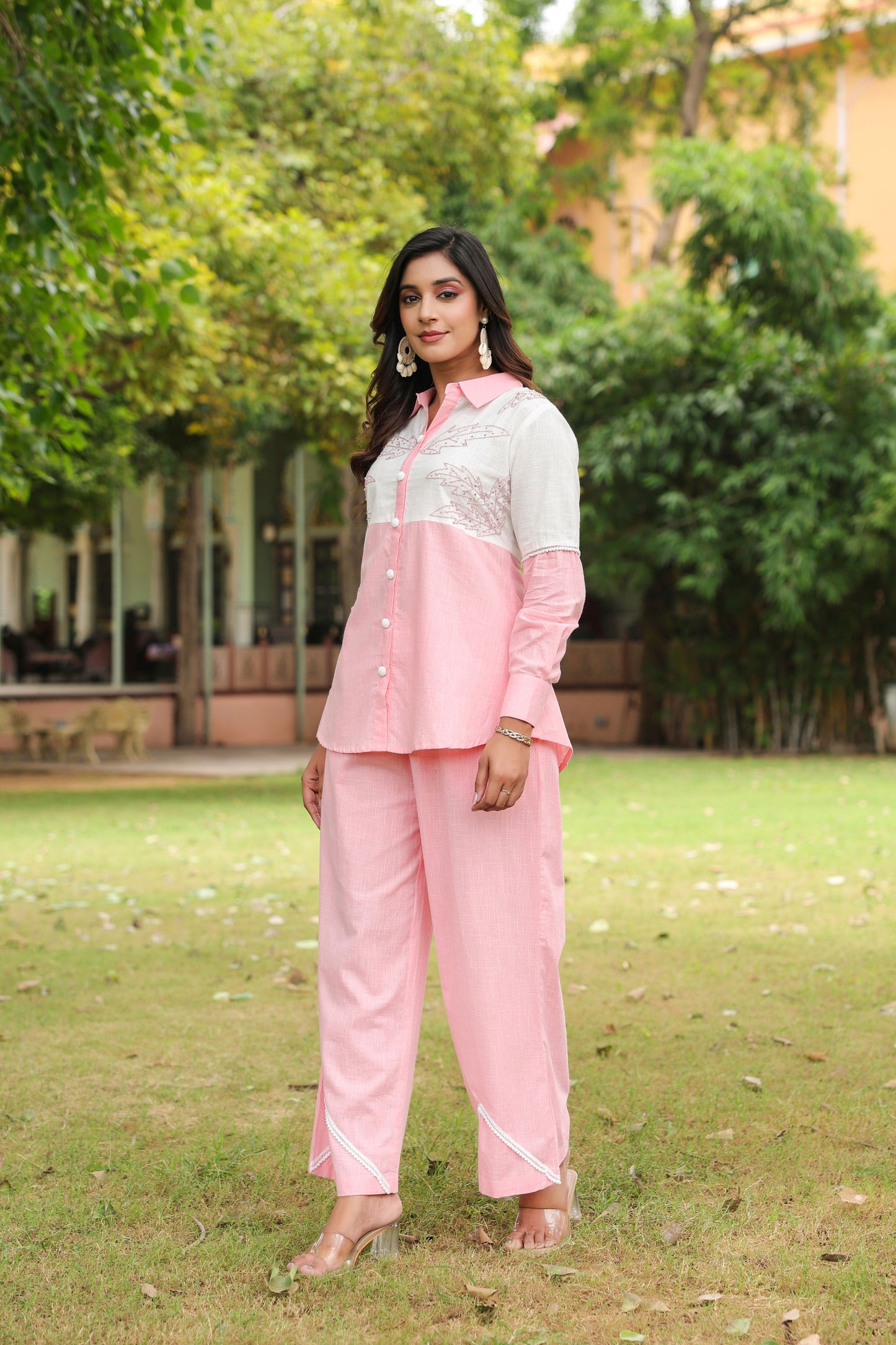 Baby Pink Handwork Co-ord Set